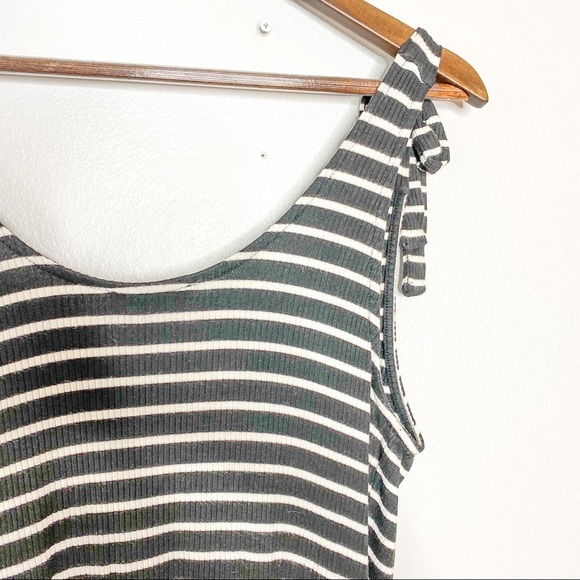 CeCe Tie Rib Knit Stripe Dress - Picture 8 of 9